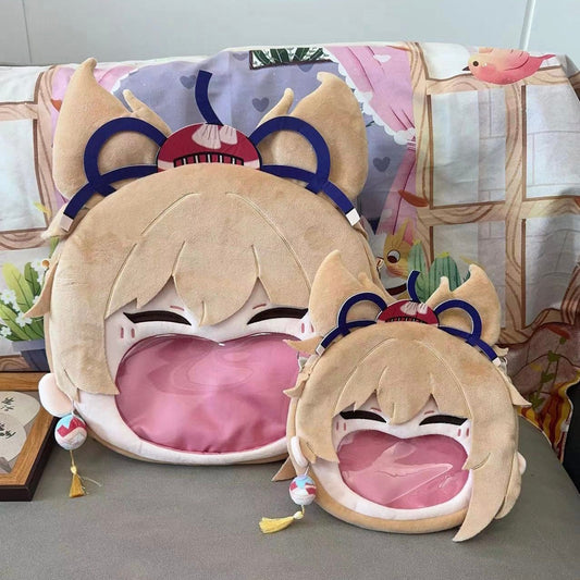 Smile House Plush Genshin Impact Yoimiya Crossbody Bag Backpack