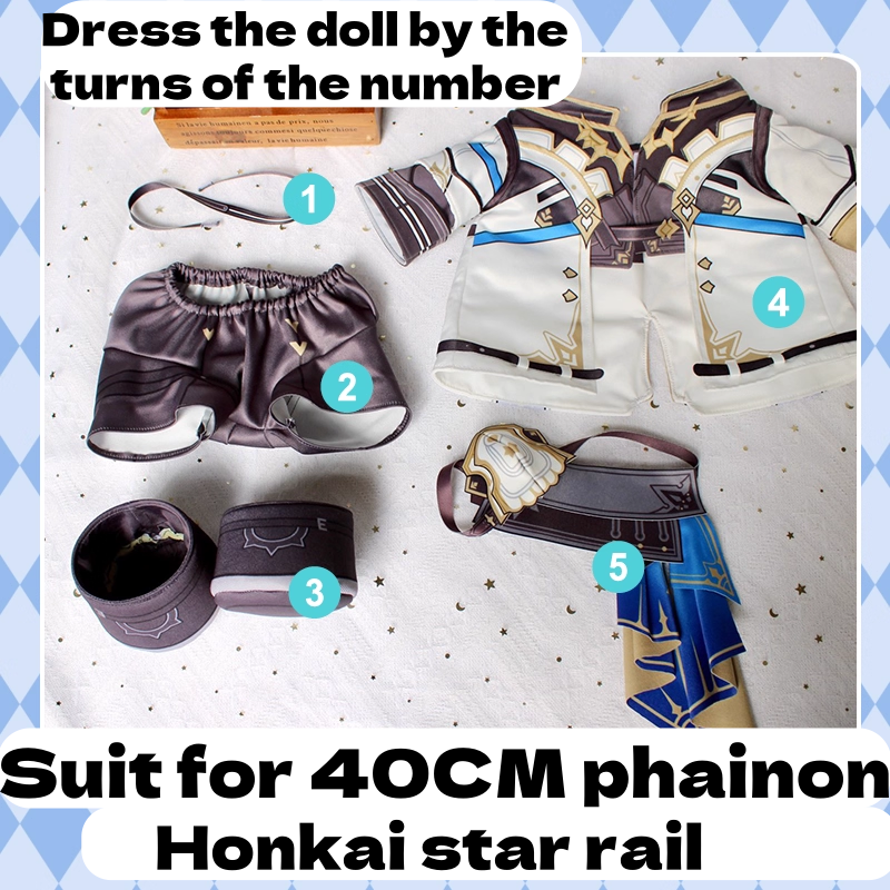 Smile House Plush Honkai Star Rail Phainon Big Eyes 40CM Plush Doll