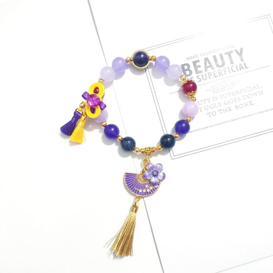 ¡¾Free Shipping¡¿Smile House Plush Genshin Impact Baal Raiden Shogun Inspired Bracelets