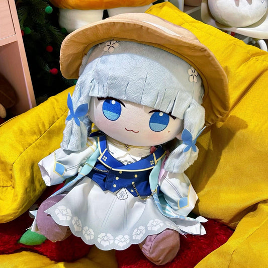 Smile House Plush Genshin Impact Plushies Big Eyes Ayaka Fontaine Springbloom Missive 40CM Plush Doll