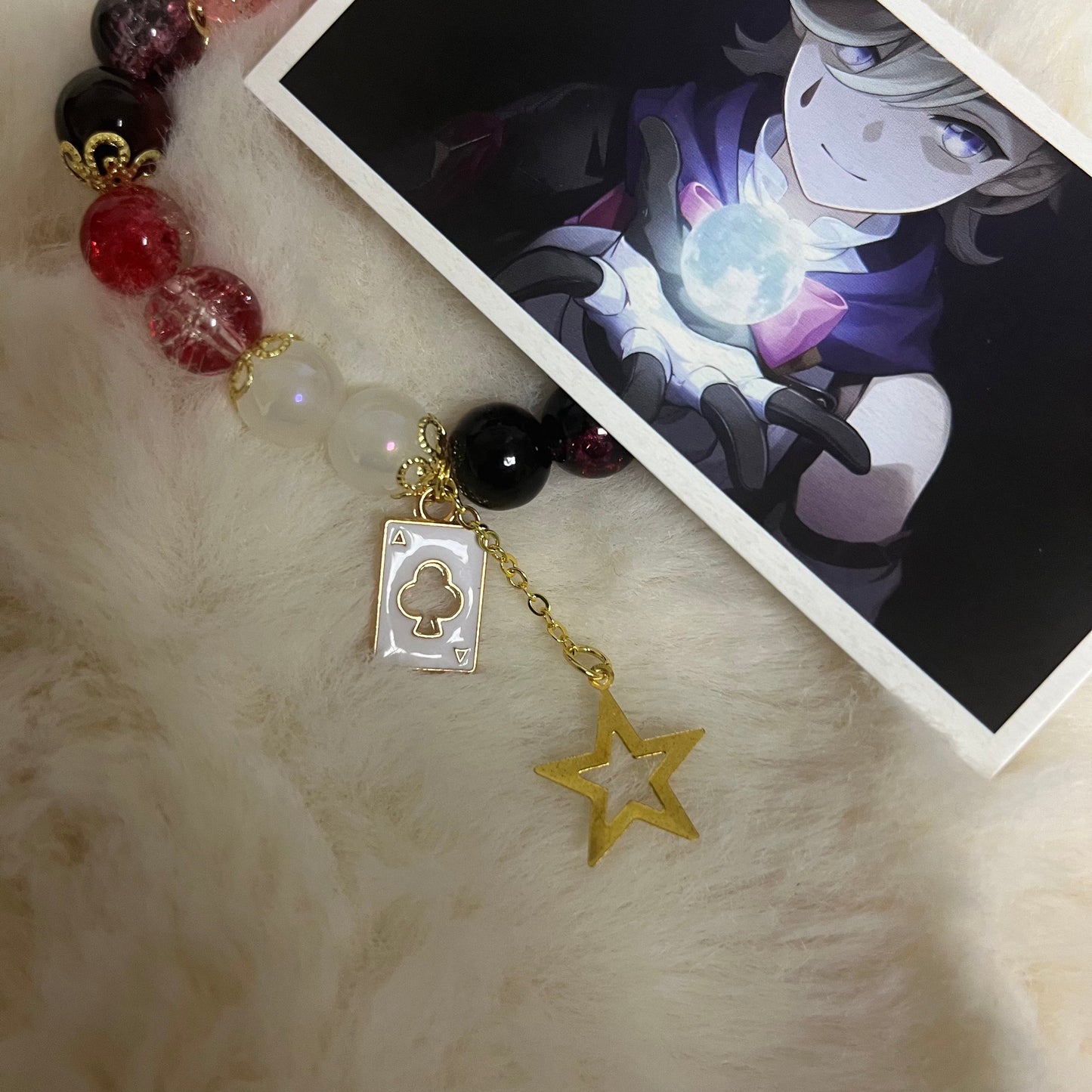 Smile House Plush Genshin Impact Lyney Bracelet