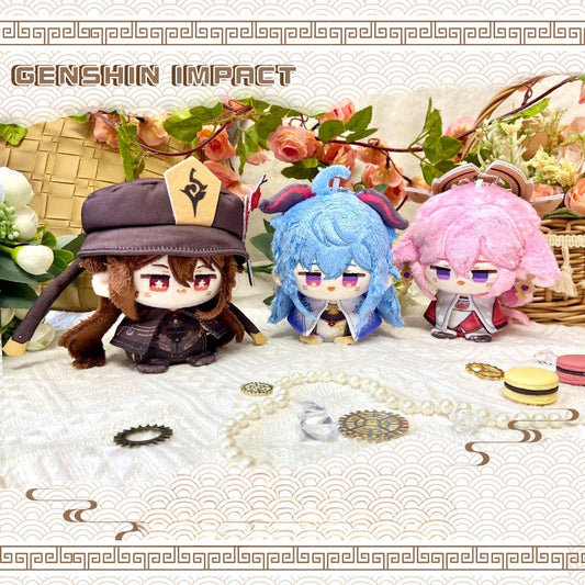 Smile House Plush Genshin Impact Hutao Ganyu Yake Miko Baal Raiden Shogun 12CM Plush Doll