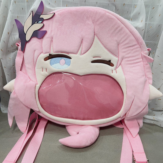 Smile House Plush Honkai Impact 3: Elysia Backpack Crossbody Bag