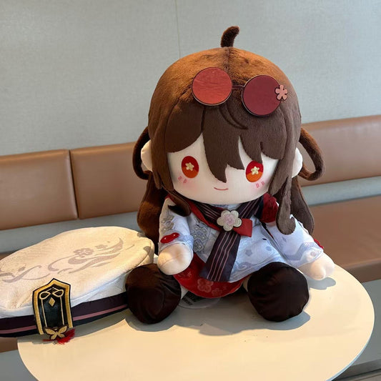 Smile House Plush Genshin Impact Plushies Staring Hutao Cherries Snow-Laden 40CM Plush Doll