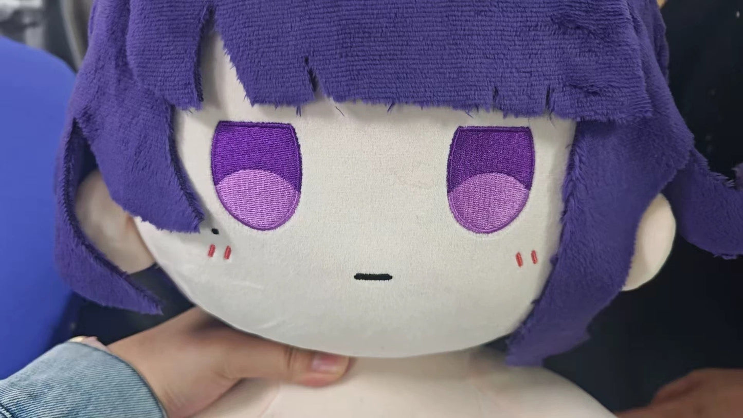 Smile House Plush Genshin Impact Plushies Raiden Shogun Baal Eggplant Ver 40CM Plush Doll