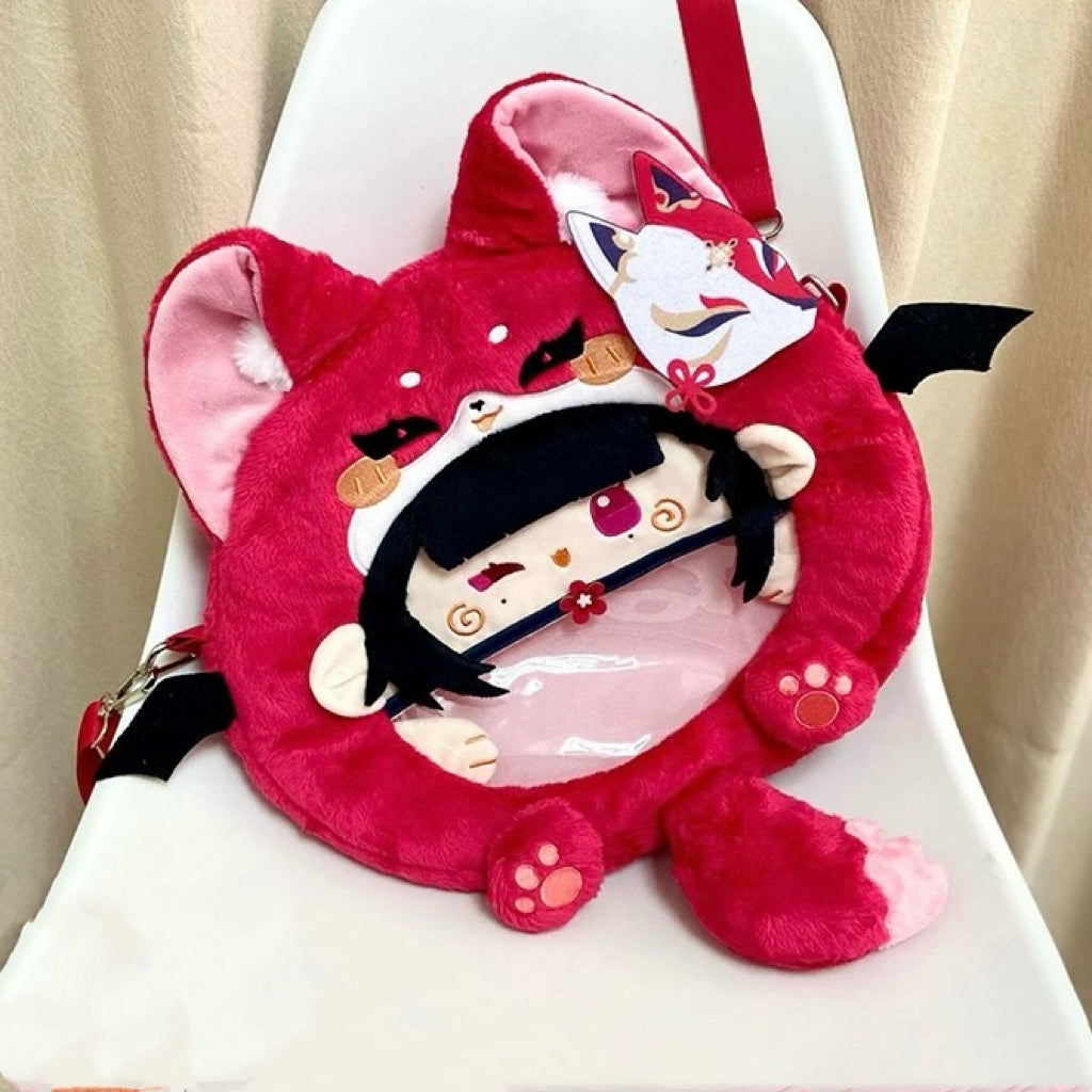 Smile House Plush Honkai Star Rail Sparkle Inspired Backpack Crossbody Bag