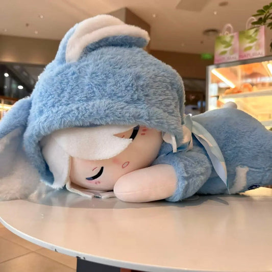 Smile House Plush Genshin Impact Fanmade Plushies Furina Sleeping Plush Doll 60CM