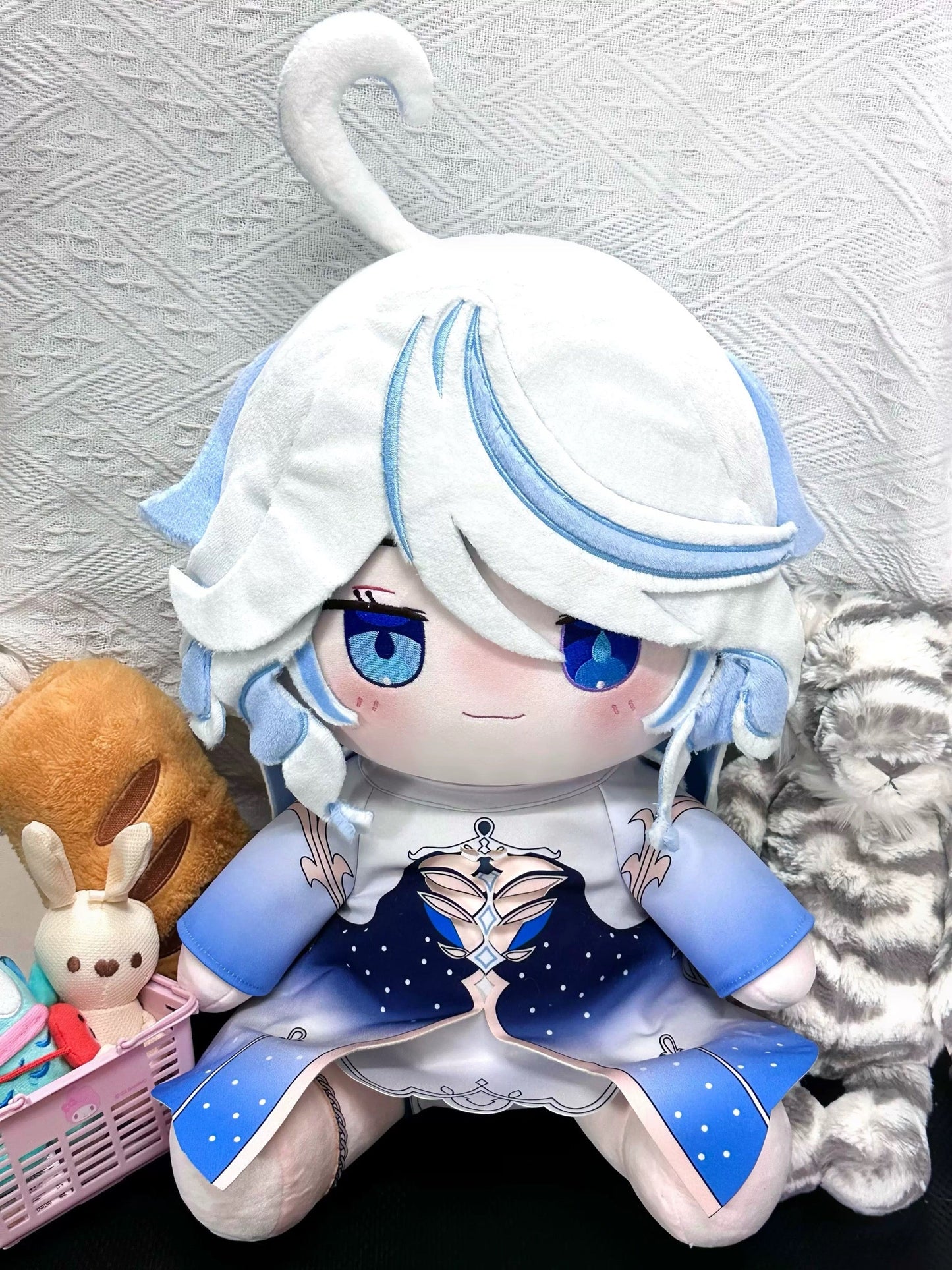 Smile House Plush Genshin Impact Plushies Staring Furina Focarlors Forcalos 40CM Plush Doll