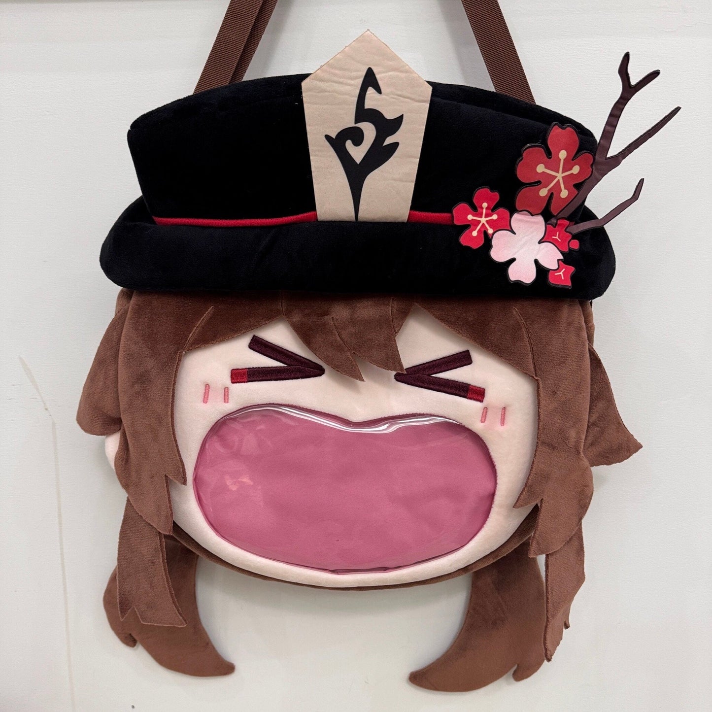 Smile House Plush Genshin Impact Fanart Hutao Hu Tao Crossbody Bag Backpack