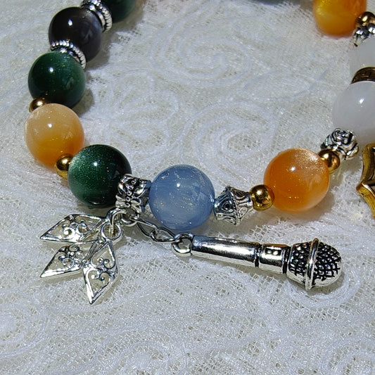 Smile House Plush ~How It's Done~ Performance Inspired Round Beads Bracelet