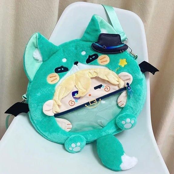 Smile House Plush Honkai: Star Rail Aventurine Inspired Bag Backpack Crossbody Bag