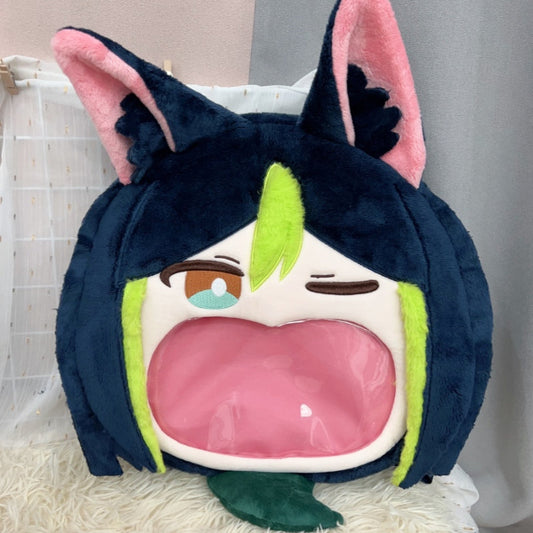 Smile House Plush Game Genshin Impact Tighnari Backpack Crossbody Bag