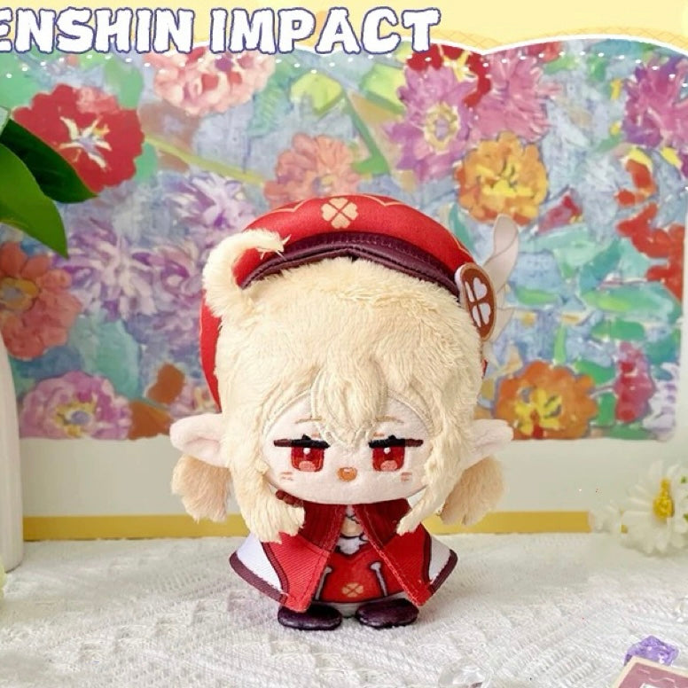 Smile House Plush Genshin Impact Keqing Kokomi Klee Cloak Plush Doll 12 CM