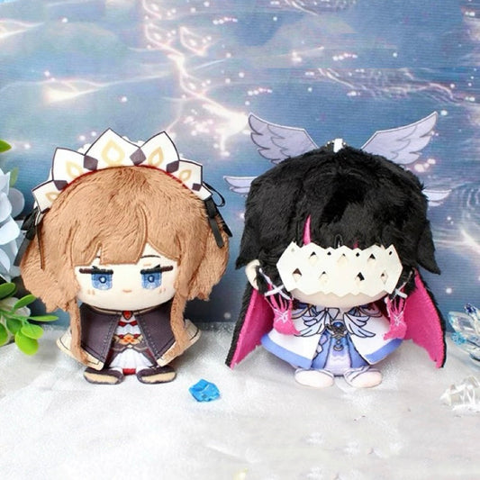 Smile House Plush Genshin Impact Columbina 'Damselette' Snezhnaya Sandrone Cloak Plush Doll 12CM