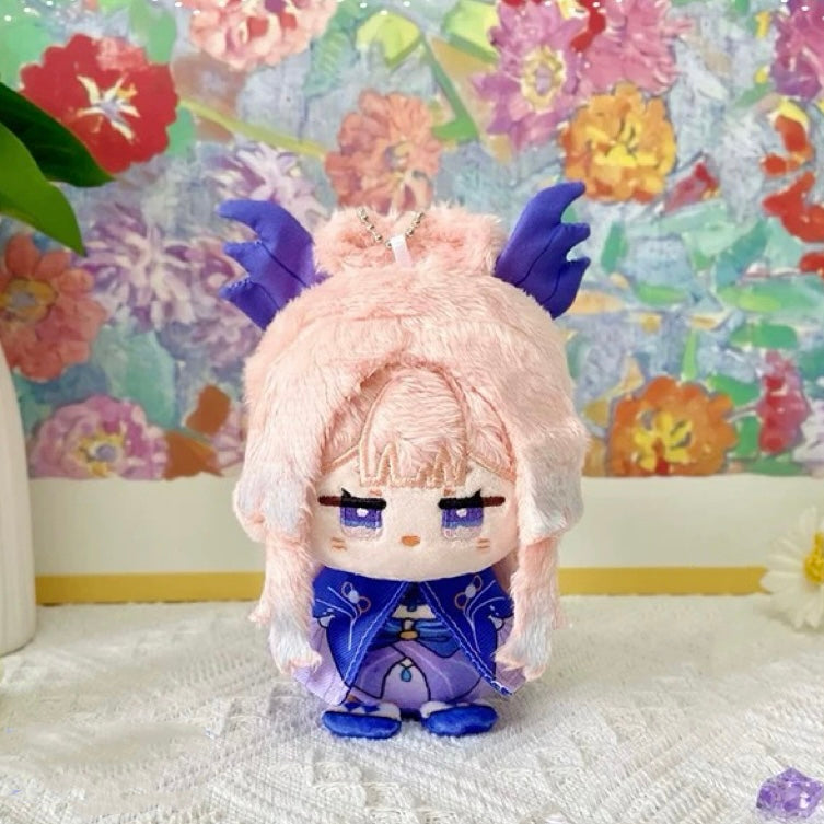 Smile House Plush Genshin Impact Keqing Kokomi Klee Cloak Plush Doll 12 CM