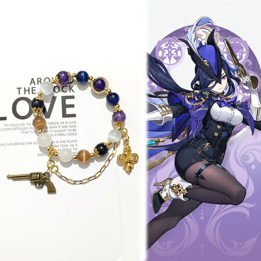 Smile House Plush Genshin Impact Fanart Clorinde Inspired Bracelet