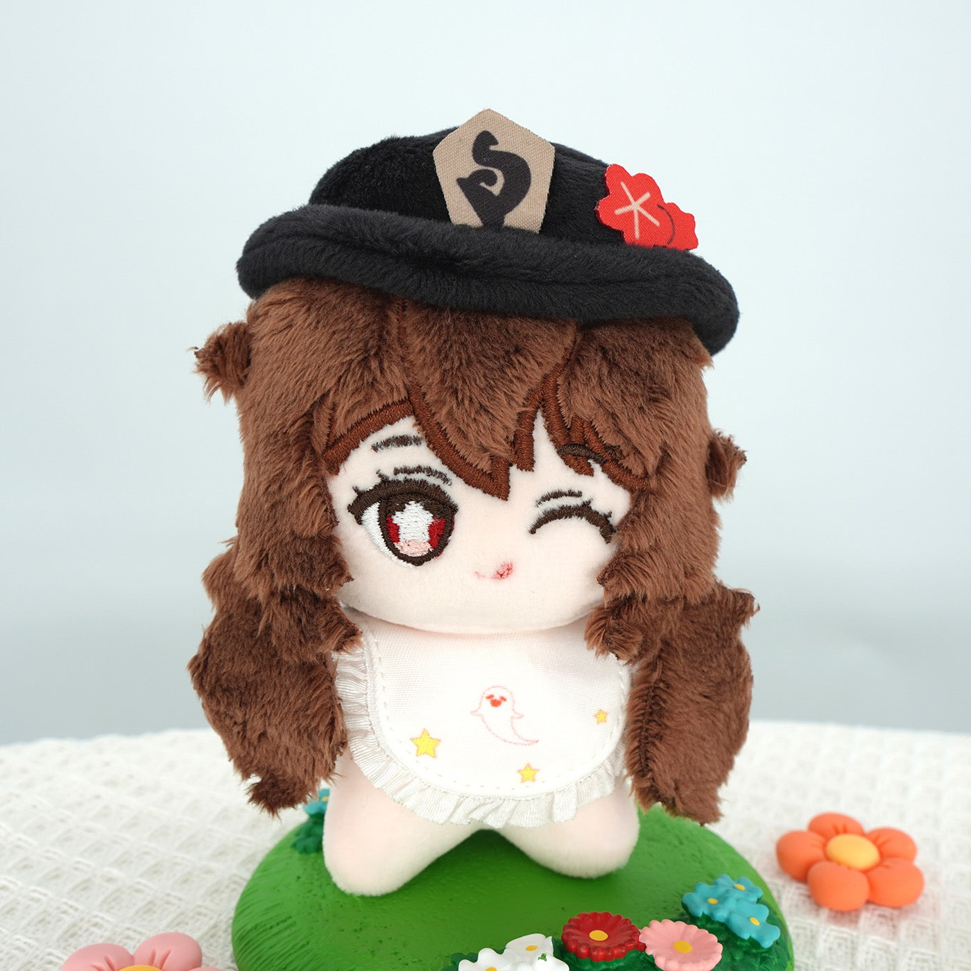 Smile House Plush Genshin Impact Fanart Plushie Hutao Cute Plush Doll 12 CM