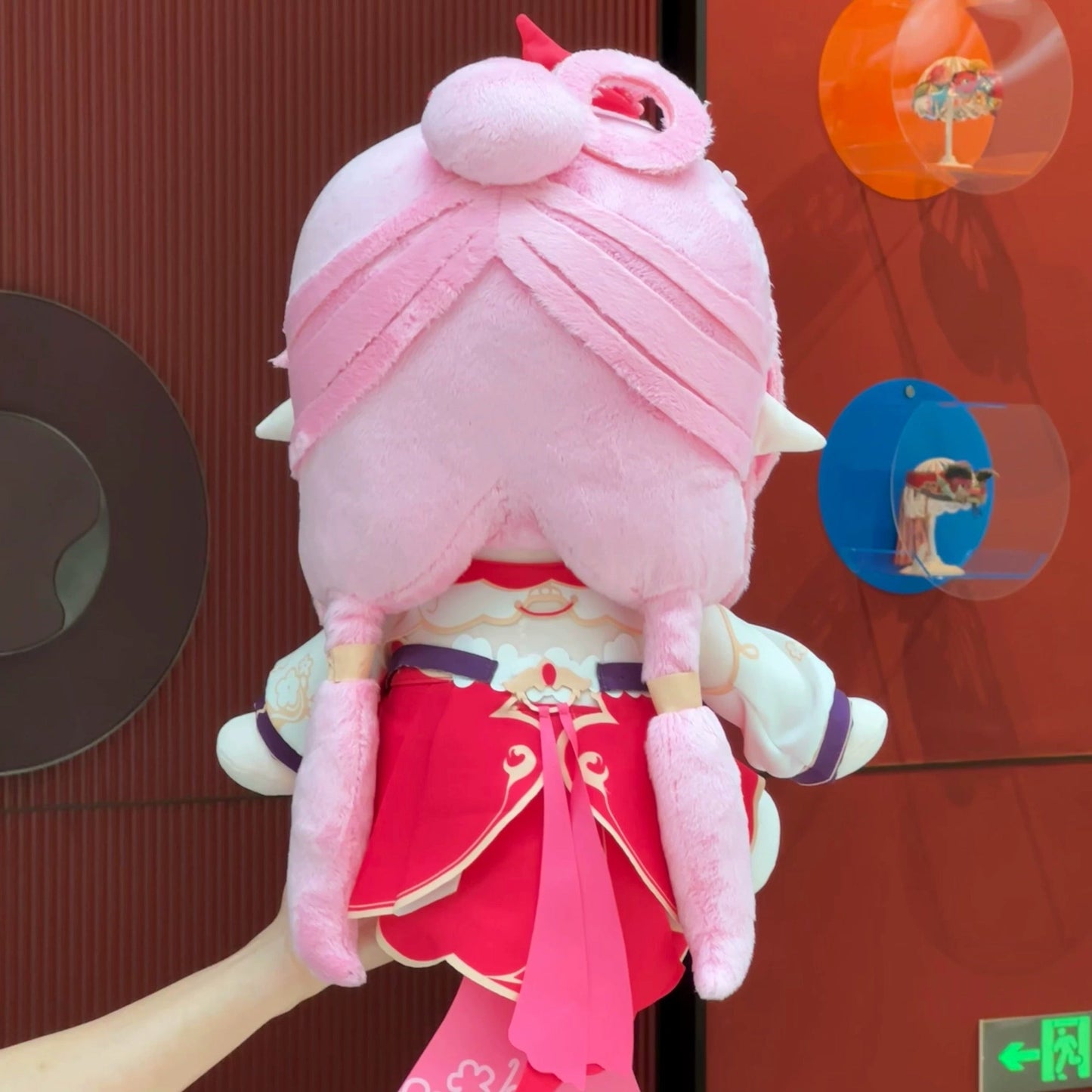 Smile House Plush Honkai Impact 3 Plushie Elysia Peachy Spring Staring Eyes Plush Doll 40CM