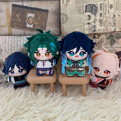 Smile House Plush Genshin Impact Xiao Venti Wanderer Kabukimono Kaedehara Kazuha Plush Doll 12 CM