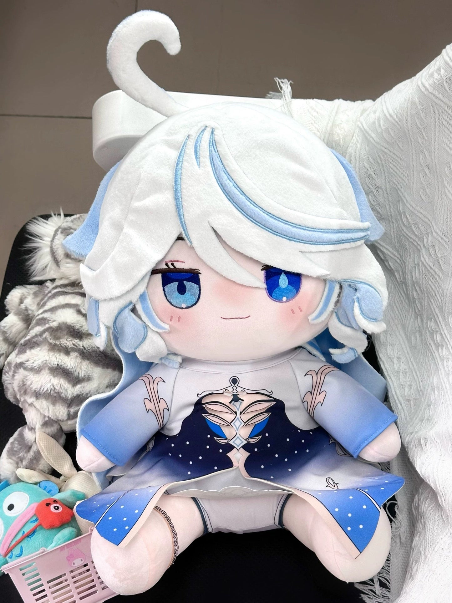 Smile House Plush Genshin Impact Plushies Staring Furina Focarlors Forcalos 40CM Plush Doll