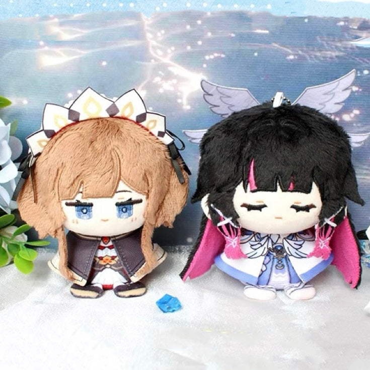 Smile House Plush Genshin Impact Columbina 'Damselette' Snezhnaya Sandrone Cloak Plush Doll 12CM