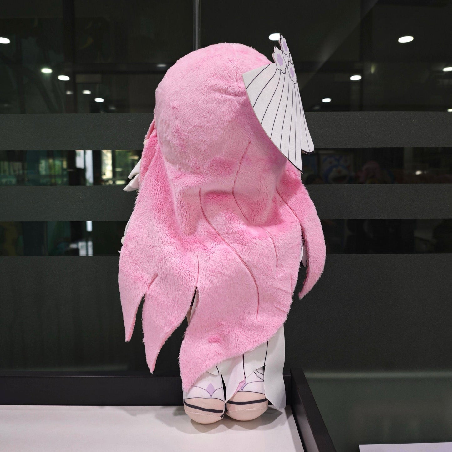 Smile House Plush Honkai Impact3 Plushies Elysia 45CM Standing Plush Doll With Skeleton