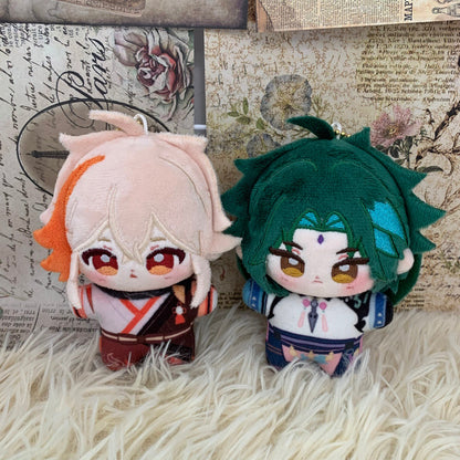 Smile House Plush Genshin Impact Xiao Venti Wanderer Kabukimono Kaedehara Kazuha Plush Doll 12 CM