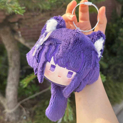 Smile House Plush Genshin Impact Raiden Shogun Baal Staring Eyes Plush Doll Ball