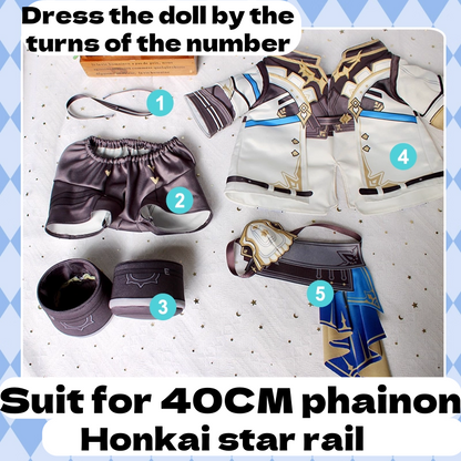 Smile House Plush Honkai Star Rail Phainon Big Eyes 40CM Plush Doll