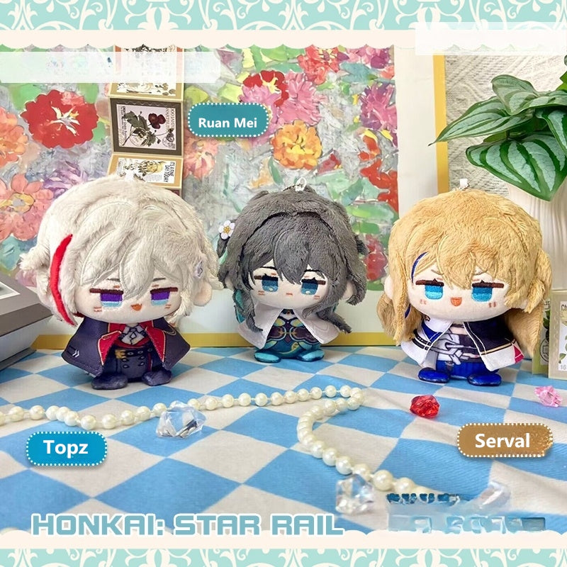 Smile House Plush Honkai: Star Rail Huohuo Argenti Topz Ruan Mei Serval Plushies 12CM Plush Doll
