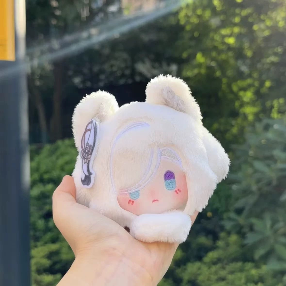 Smile House Plush Genshin Impact Shenhe Staring Eyes Plush Doll Ball