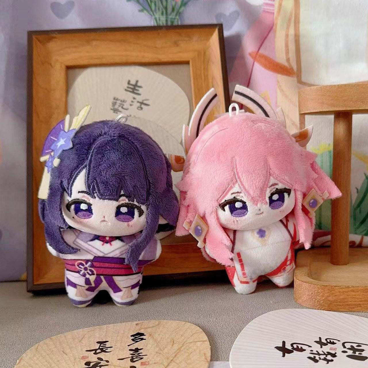 Smile House Plush Genshin Impact Yae Miko Ayaka Raiden Shogun Kokomi 12CM Plush Doll