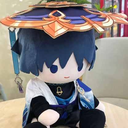 Smile House Plush Genshin Impact plushie Scaramouche Wanderer Staring Eyes Plush Doll 40CM