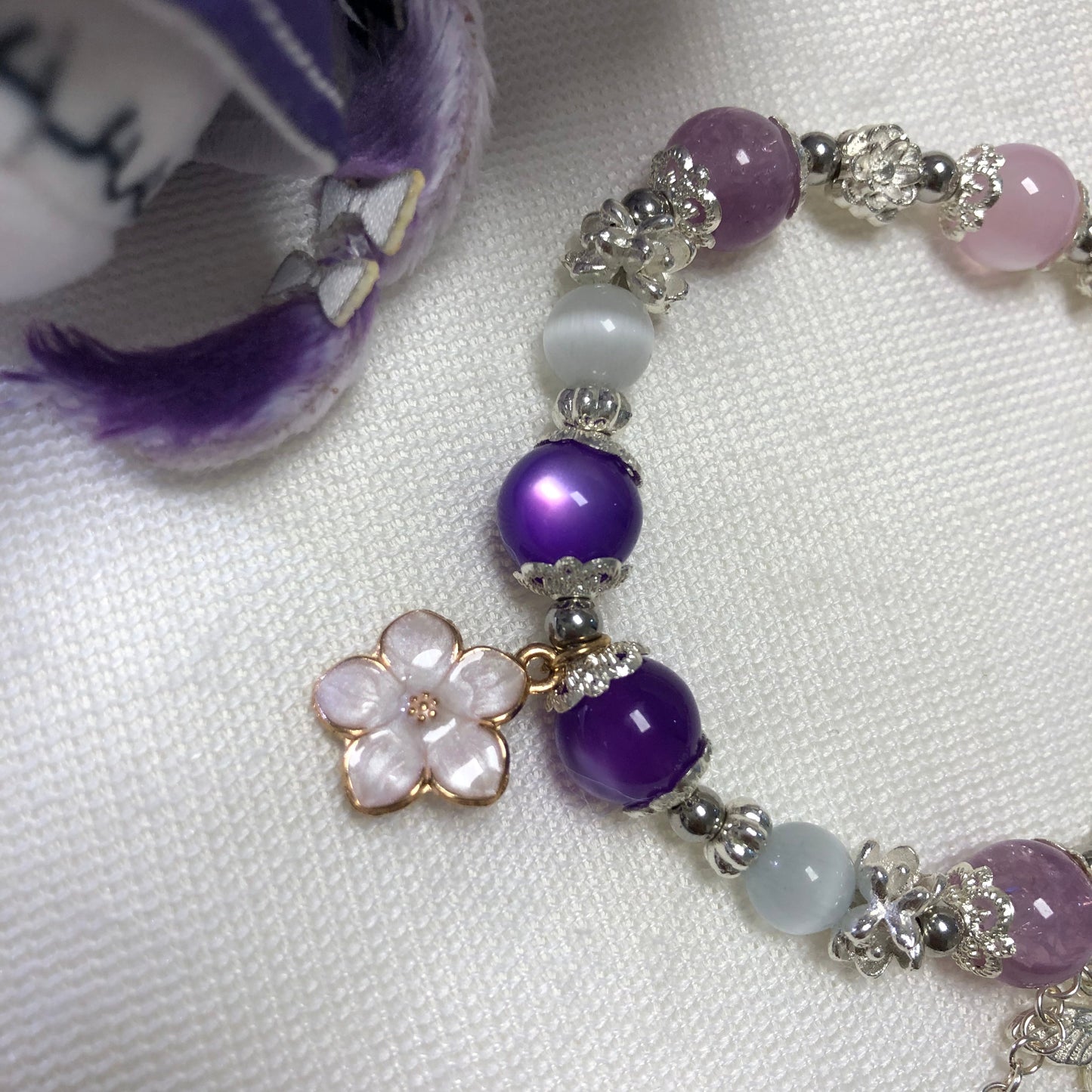 Smile House Plush Honkai Star Rail Castorice Inspired Round Bracelet