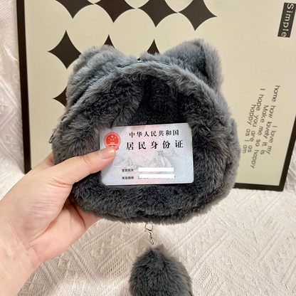 Smile House Plush Genshin Impact Wriothesley Coin Card Purse