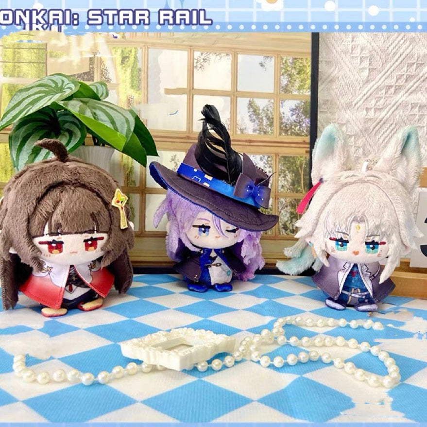 Smile House Plush Honkai: Star Rail Cloak Plushies jade Lingsha Feixiao 12CM Plush Doll