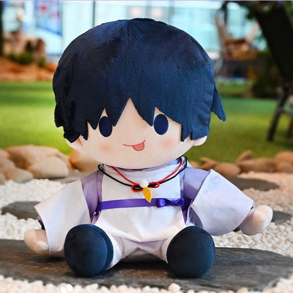 Smile House Plush Genshin Impact plushie Scaramouche Wanderer Kabukimono Staring Eyes Plush Doll 40CM