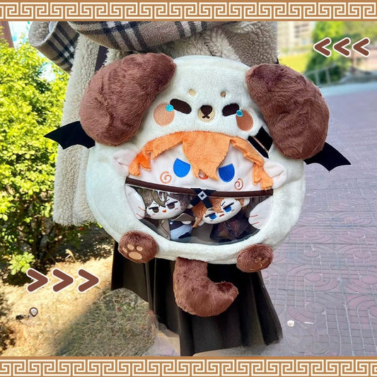 Smile House Plush Anime Chu Backpack Corssbody Bag