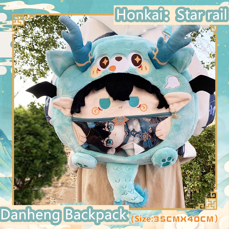 Smile House Plush Honkai: Star Rail Dan Heng ? Imbibitor Lunae Backpack Crossbody Bag