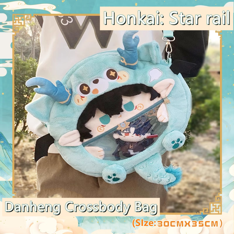 Smile House Plush Honkai: Star Rail Dan Heng ? Imbibitor Lunae Backpack Crossbody Bag