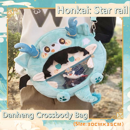 Smile House Plush Honkai: Star Rail Dan Heng ? Imbibitor Lunae Backpack Crossbody Bag