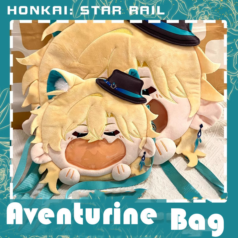 Smile House Plush Honkai: Star Rail Aventurine Crossbody Bag Backpack
