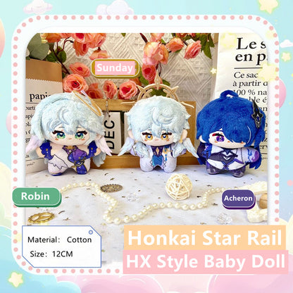 Smile House Plush Honkai: Star Rail Cloak Plushies Sunday Robin Acheron HX Style 12CM Plush Doll