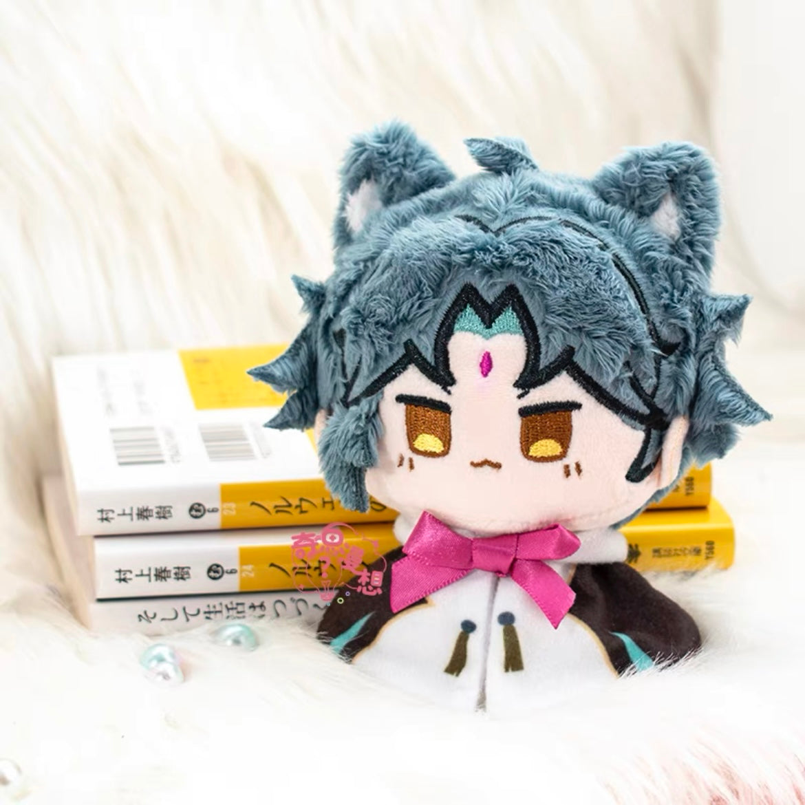 Smile House Plush Genshin Impact Xiao Yae Venti Kazuha Cloak Baby Plush Doll 12 CM