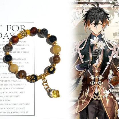 ¡¾Free Shipping¡¿Smile House Plush Genshin Impact Zhongli Inspired Bracelets