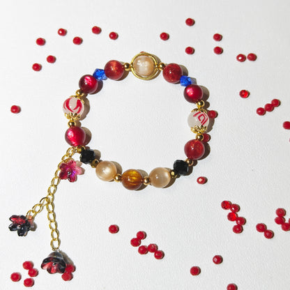 Smile House Plush Honkai Star Rail Mydei Inspired Round Bracelet