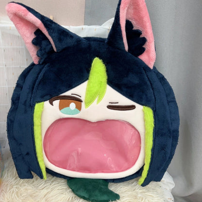 Smile House Plush Game Genshin Impact Tighnari Backpack Crossbody Bag