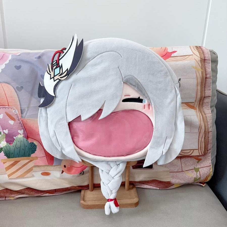 Smile House Plush Game Genshin Impact Shenhe Smile Backpack Crossbody Bag