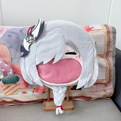 Smile House Plush Game Genshin Impact Shenhe Smile Backpack Crossbody Bag