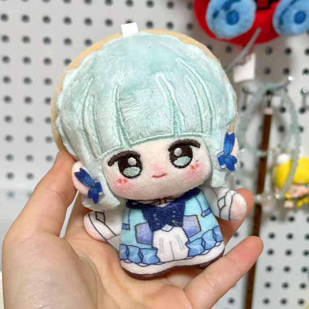 Smile House Plush Genshin Impact Staring Ayaka Fontaine Springbloom Missive Staring Eyes 12CM Plush Doll